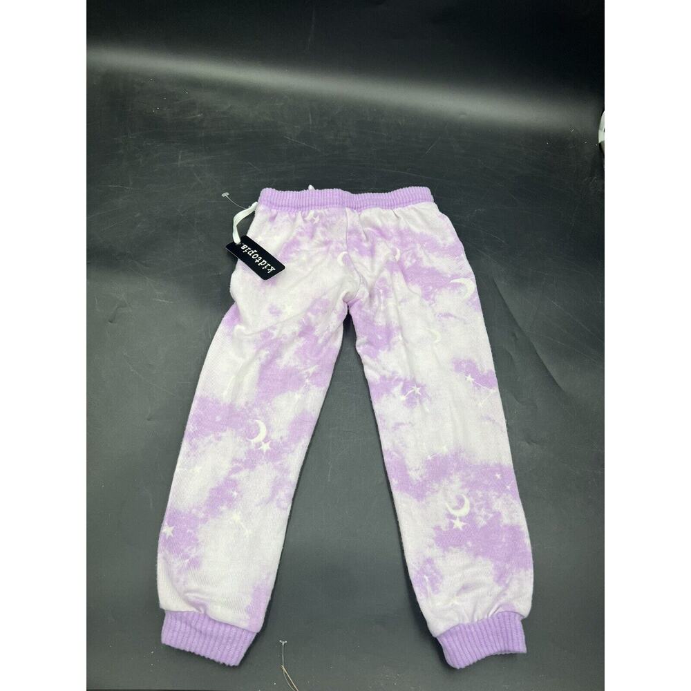 Kidtopia girls purple Pajama Pants Joggers Size 5 NEW!